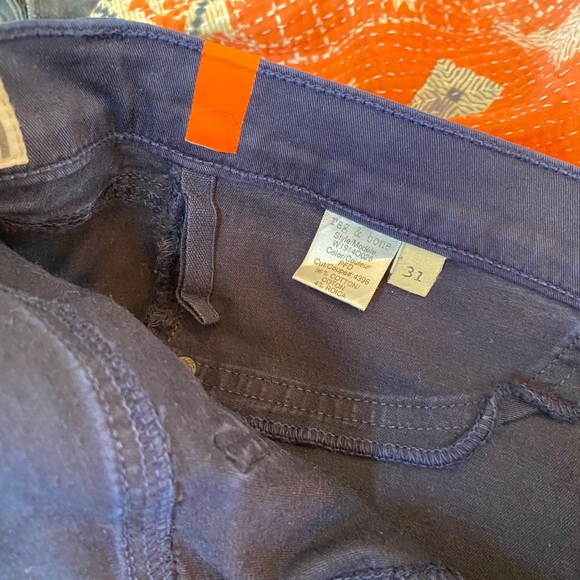 Rag & Bone Tuxedo Jean Shorts - Picture 6 of 7